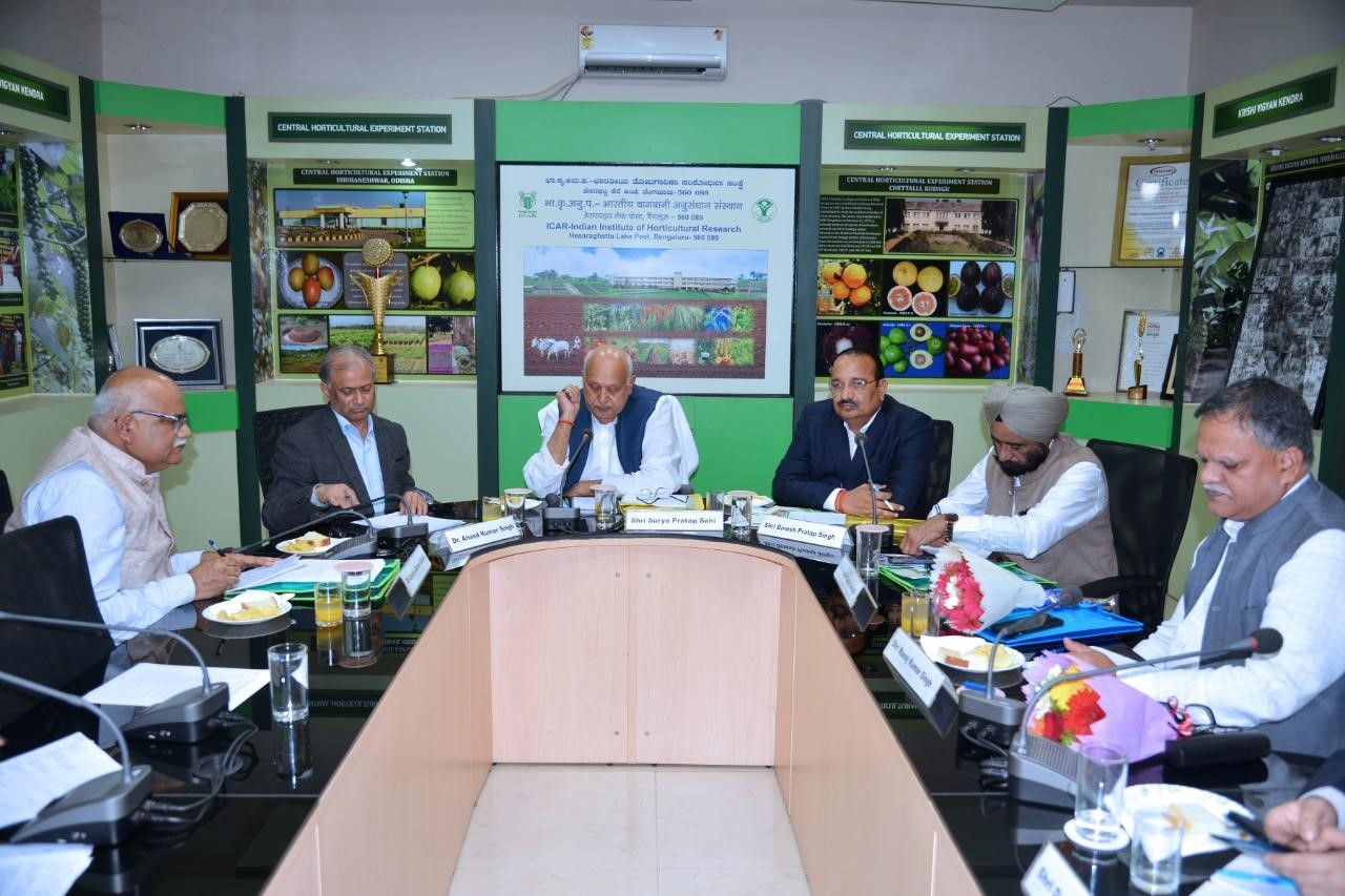 Delegation of Agriculture Ministers and Officials from Uttar Pradesh visited ICAR-Indian Institute of Horticultural Research
